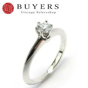 Tiffany Co ring solitaire setting diamond platinum jewelry engagement